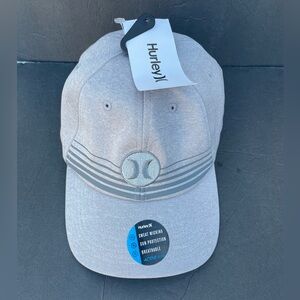 Hurley Horizon Hat OSFM Snapback Breathable Sweat Wicking Gray NWT